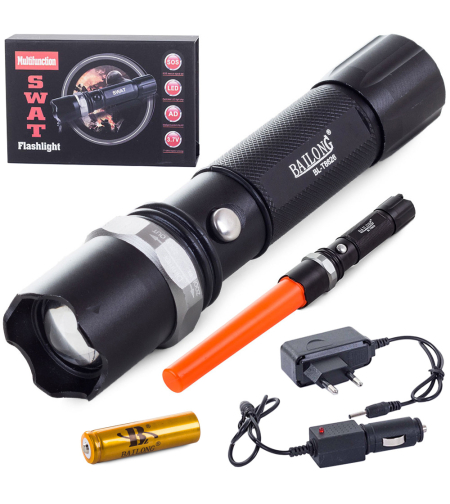 Тактическо фенерче Bailong led zoom cree xp-e