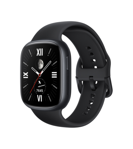 Смарт часовник HONOR WATCH 4 BLK TMA-B19C Silicone Strap 45 MM, GPS, ПУЛСОМЕР, SPO2