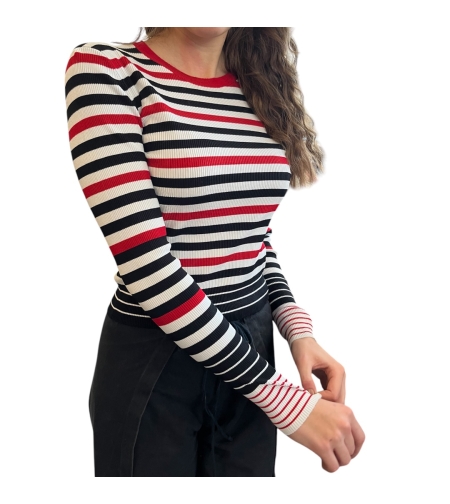 Рипсена дамска блуза ZARA