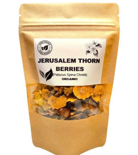 Organic JERUSALEM THORN BERRIES | paliurus spina christi | christ's thorn berries | christ thorn tea | herbal tea | herba | tea | berries