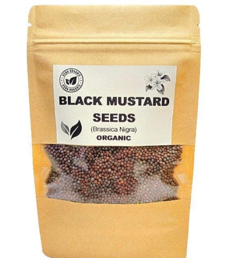 Organic black mustard seeds | brassica nigra | black mustard tea | seeds | dried seeds | organic seeds | organic herb | herba tea | semens