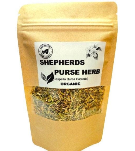 Organic SHEPHERD'S PURSE HERB | caspella bursa pastoris | shepherd's purse tea | herbal tea | dried herbs | organic herbs | herba | tea