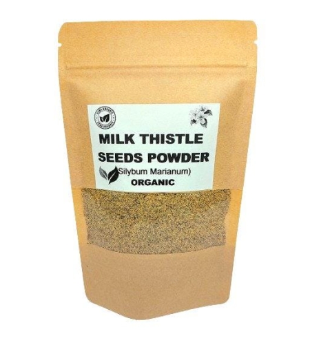 Organic MILK THISTLE SEEDS powder | silybum marianum | milk thistle tea | dried seeds powder | organic seeds powder |  milk thistle flour