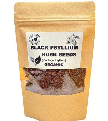 Organic BLACK PSYLLIUM HUSK seeds | plantago psyllium | black psyllium husk whole seeds | dried seeds | organic herbs | herba