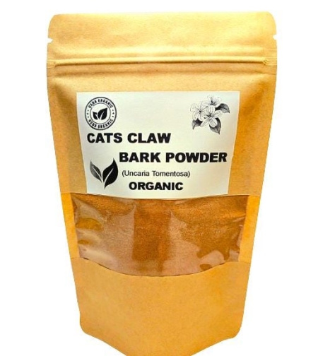Organic CAT'S CLAW BARK Powder | Uncaria Tomentosa | Cats Claw Powder | Cats Claw Tea | Herbal Medicine | Dried Bulk Herbs