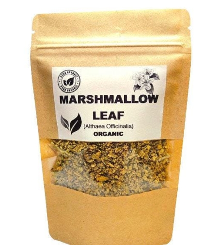 Organic MARSHMALLOW LEAF | althaea officinalis | marshmallow leaf tea | herbal tea | dried leaf | organic herbs | dried herbs | herba | tea