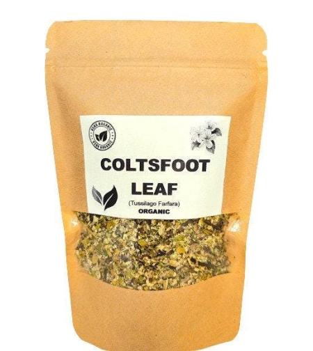 Organic COLTSFOOT LEAF | tussilago farfara | coltsfoot tea | herbal tea | herba | tea | dried leaf | organic herbs | remedies | dried herbs
