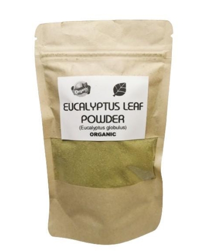 Organic EUCALYPTUS LEAF POWDER | eucalyptus globulus | eucalyptus tea | herbal tea | dried powder | organic herbs | herba | tea | dried herb