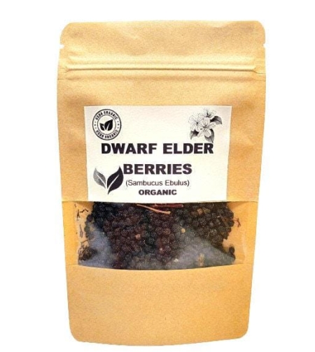 Organic dwarf elder berries | sambucus ebulus | elder berries tea | herbal tea | dried berries | organic herbs | vitamin | herba | tea