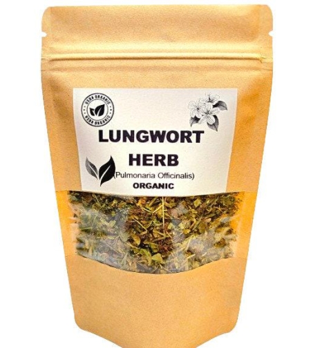 Organic LUNGWORT HERB | pulmonaria officinalis | lungwort tea | herbal tea | dried herbs | organic herbs | lungwort leaf | herba | tea