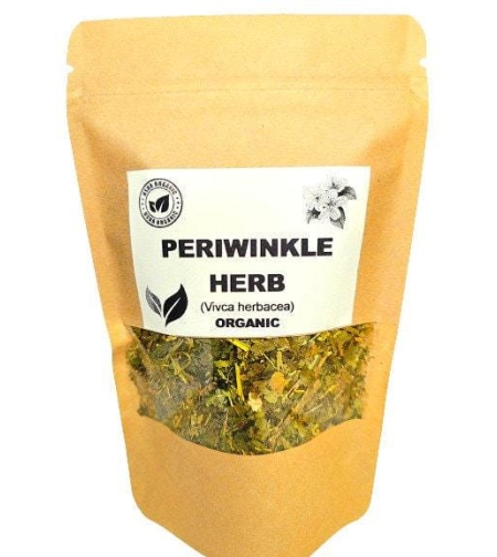 Organic PERIWINKLE HERB | vivca herbacea | periwinkle tea | herbal tea | herba | remedies | vinca major | organic herbs | dried herbs | tea