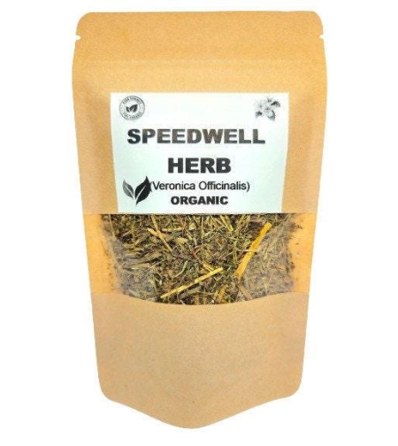 Organic speedwell herb | veronica officinalis | speedwell herb tea | herbal tea | herba | tea | dried herbs | organic herbs | herbalist