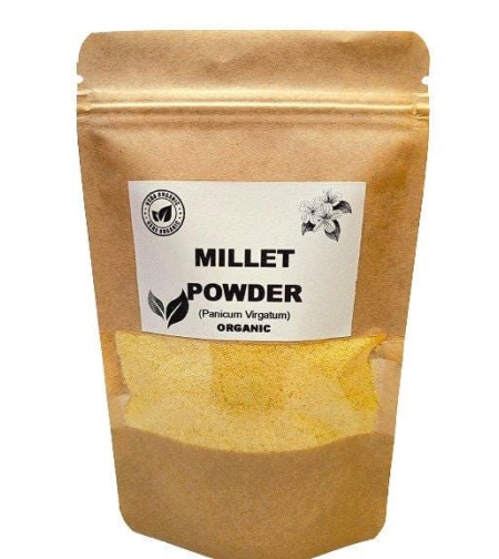 Organic MILLET POWDER | panicum virgatum | millet flour | hulled millet flour | hulled millet seeds powder