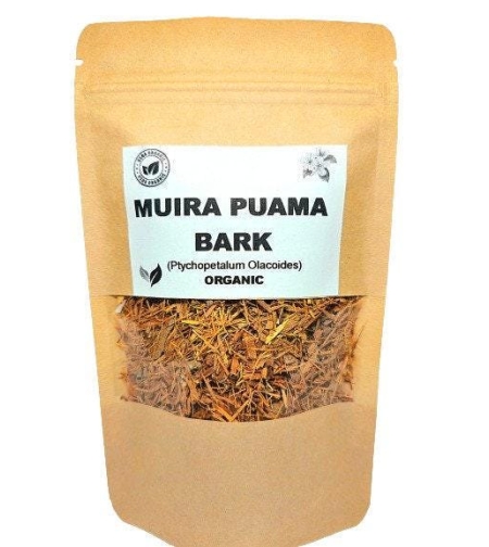 Organic muira puama bark | ptychopetalum olacoides | dried bark | herbal tea | herba | tea | liriosma ovata | juniperus brasiliensis