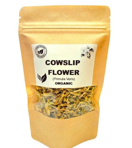 Organic cowslip flower | primula veris | cowslip flower tea | dried flowers | herbal tea | organic herb | organic flower | herba | tea