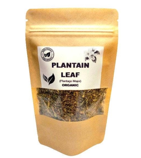 Organic PLANTAIN LEAF | plantago major | plantain tea | herbal tea | dried herbs | organic herbs | herba | tea | organic bulk herb