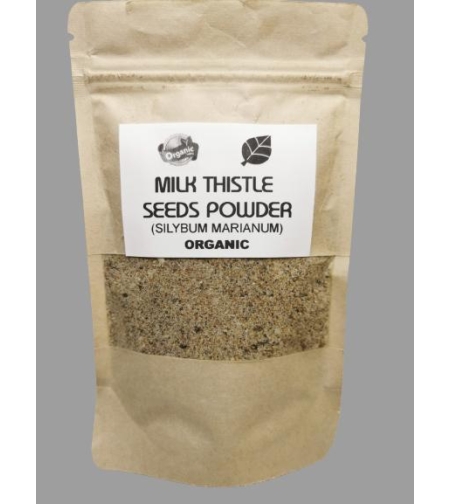 Organic MILK THISTLE SEEDS Powder | Silybum Marianum | Powder | Dried Seeds Powder | Organic Seeds Powder | Milk Thistle Flour
