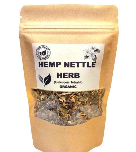 Organic HEMP NETTLE HERB | galeopsis tetrahit | hemp nettle tea | herbal tea | dried herbs | organic herbs | herba | tea