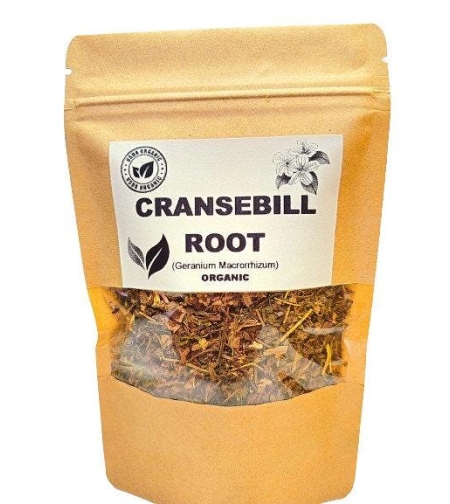 Organic CRANSEBILL ROOT | geranium macrorrhizum | cransebill tea | dried root | herbal tea | organic herbs | herba | tea | organic root