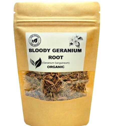 Organic BLOODY GERANIUM ROOT | Geranium Sanguineum | Dried Root | Organic Root | Herbal Tea | Herba | Tea | Organic Root | Organic Herbs