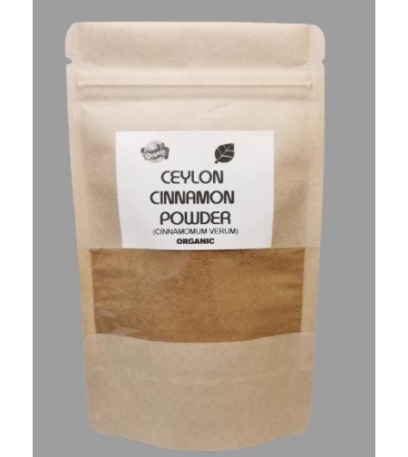 Organic Ceylon Cinnamon Powder | Cinnamomum verum | Cinnamon Bark Powder | Organic Cinnamon Powder | Powder | Herba | Tea | Organic Powder