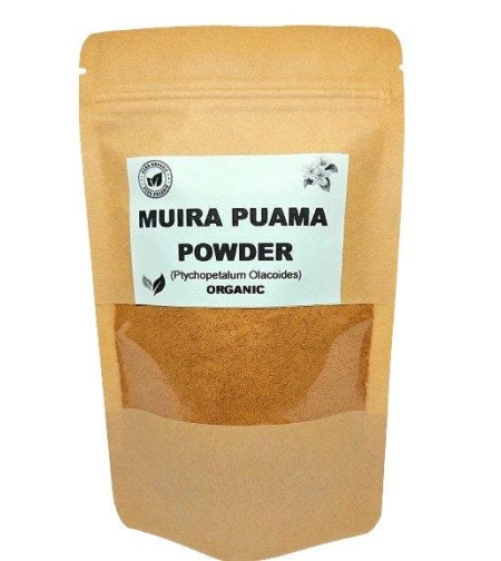 Organic muira puama bark powder | ptychopetalum olacoides | aphrodisiac | liriosma ovata | juniperus brasiliensis | herbal tea | herba | tea
