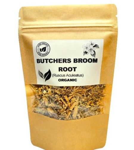Organic BUTCHERS BROOM ROOT | Ruscus Aculeatus | Dried Root | Butchers Broom Tea | Organic Root | Organic Tea | Herba | Tea Organic Herbs