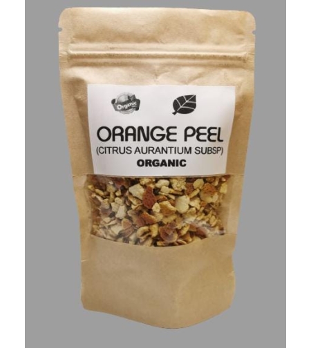 Organic ORANGE PEEL | Citrus Aurantium | Orange Peel Tea | Herbal Tea | Dried Peel | Organic Herbs | Dried Herbs | Herba | Dried Cut Peel