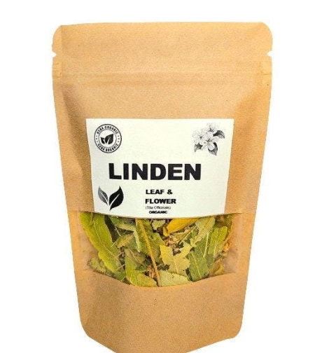 Organic linden flower & leaf | tilia officinalis | tilia spp flos | linden flower tea | lime flower linden flower | herbal tea | herba | tea