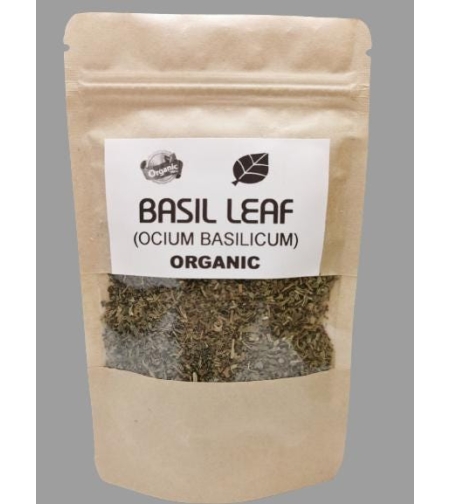 Organic BASIL LEAF | Ocimum basilicum , Organic Dried Spice , Organic Loose Spice , Organic Herb Spice | Basil Leaf Tea | Herbal Tea