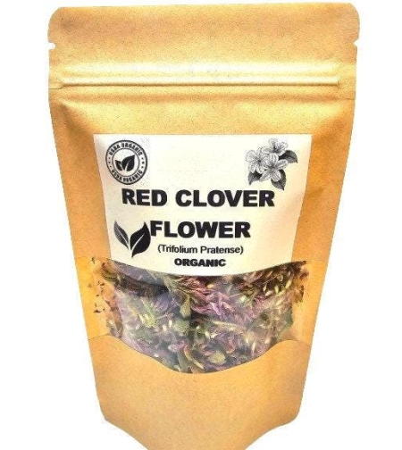 Organic RED CLOVER FLOWER | trifolium pratense | red clover tea | herbal tea | dried flower | organic herbs | herba | tea