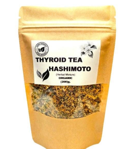 Organic THYROID TEA - HASHIMOTO (200)g. | herbal mixture | herbal blends | dried herbs | organic herbs | herba | tea