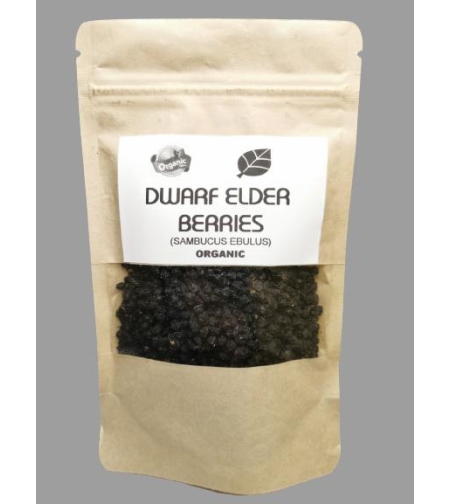 Organic DWARF ELDER BERRIES | Sambucus Ebulus | Elder berries Tea | Herbal Tea | Dried Berries | Herba | Tea | Organic Fruits Tea