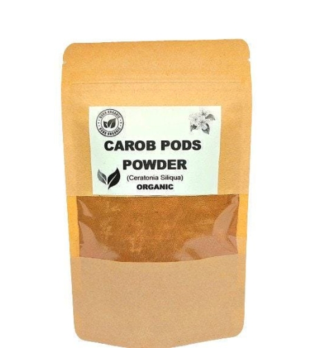 Organic carob pods powder | ceratonia siliqua | carob pods flour | vegan | st john's-bread | locust bean | caroube | johannisbrotbraum