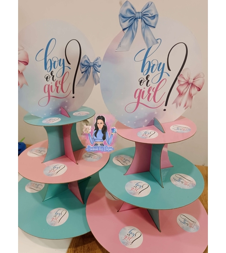 Стойка за мъфини ''BOY OR GIRL''