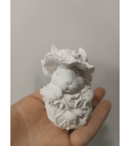 Великденски керамични зайчета с яйце 3