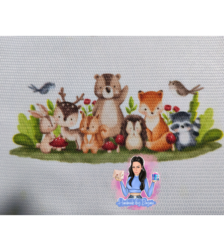 Кърпа (месал) за погача ''Горски животни 2''