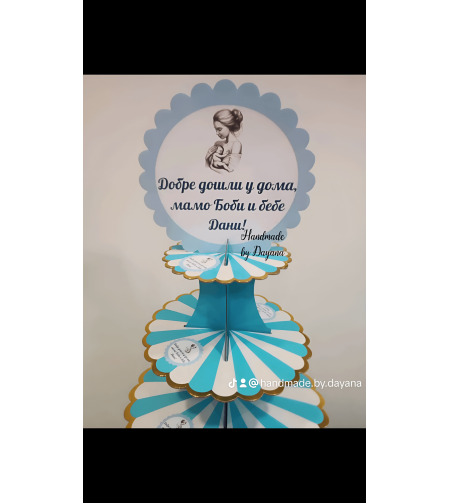 Стойка за мъфини за посрещане - 