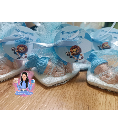 Подаръци за гости - бебе с възглавничка