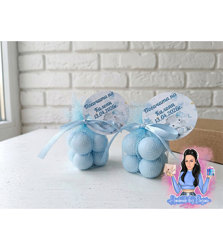 Подаръци за гости - бъбъл свещ