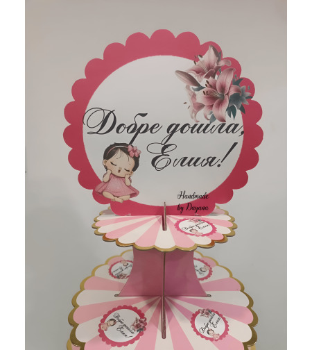 Стойка за мъфини за посрещане - 