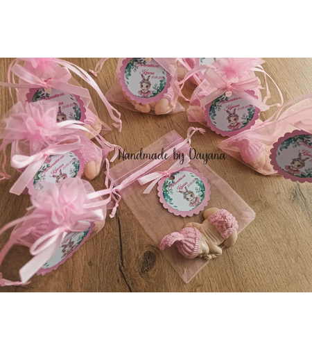 Подаръчета за гости на тема - ''Зайче със зелени листа''