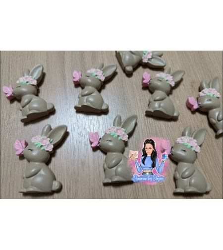 Подаръци за гости - ''Зайче с цвете''