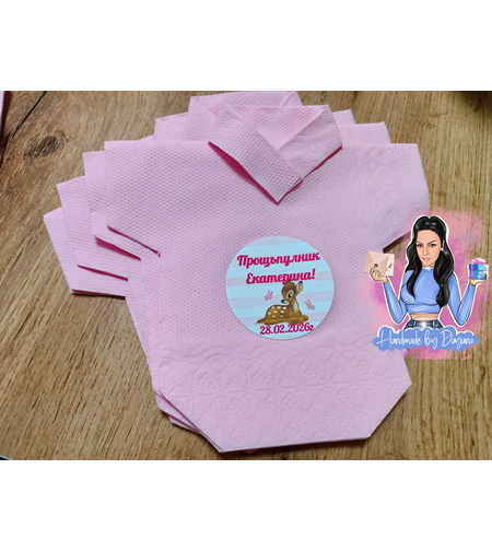 Салфетка с декорация ''Бамби