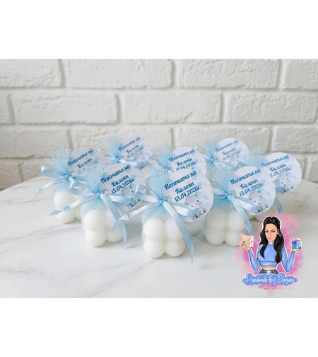 Подаръци за гости - бъбъл свещ