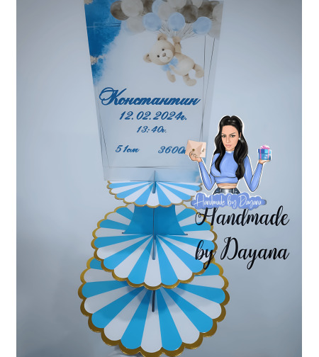 Стойка за мъфини за посрещане - 