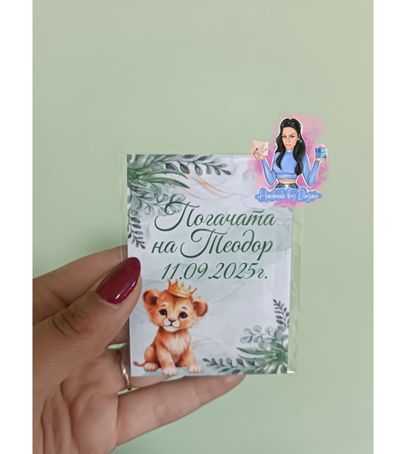 Магнити на тема '' Лъвче в зелено ''