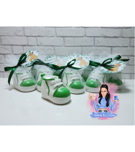 Подаръци за гости - обувка/буйка в зелено
