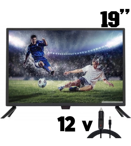 ТЕЛЕВИЗОР НА 12 ВОЛТА NORTHERN CROSS NC-T19, 19 ИНЧА, DVB-T2, USB, LED