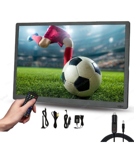 Телевизор на 12 волта Northern Cross NC-14T, 14 инча, Вградена батерия, DVB-T2, USB